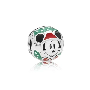 (imagine pentru) Disney, Mickey Moș Crăciun - 797502ENMX - Talismane PANDORA