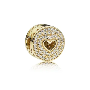 (imagine pentru) Talisman PANDORA, Inima de lux din aur