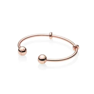 (imagine pentru) Brățară fixă deschisă Moments din PANDORA Rose - 586477 - Brăţăr