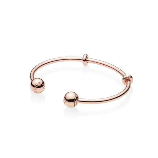 (imagine pentru) Brățară fixă deschisă Moments din PANDORA Rose - 586477 - Brăţăr