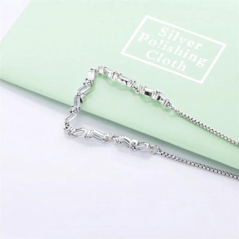 (imagine pentru) Brățară glisantă Frumusețe glacială - 597558CZ - Brăţări PANDORA - Vizualizare 4