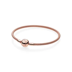 (imagine pentru) Brățară Moments PANDORA Rose buclată - 586543 - Brăţări PANDORA