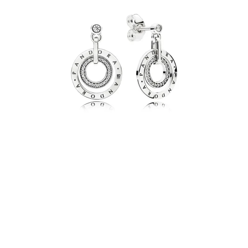 (imagine pentru) Cercuri PANDORA - 296296CZ - Cercei PANDORA