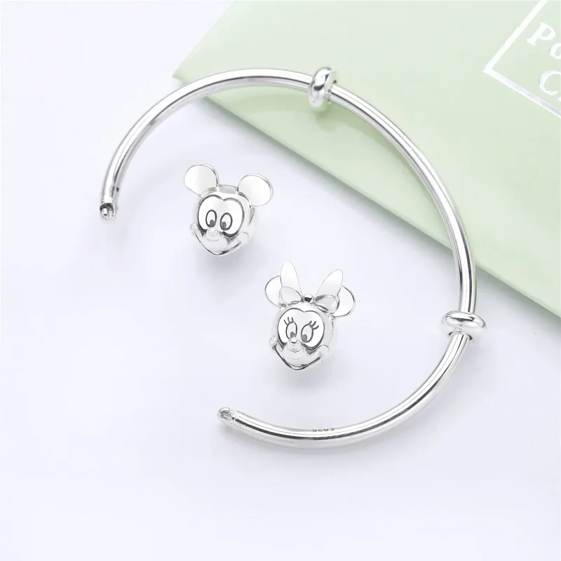 (imagine pentru) Disney, Brățară Mickey & Minnie din argint - PANDORA - Vizualizare 4