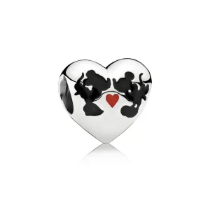 (imagine pentru) Disney, Sărut Mickey & Minnie - 791443ENMX - Talismane PANDORA
