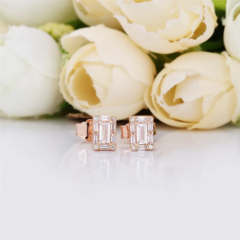 (imagine pentru) Gheață luminoasă - 287567CZ - Cercei PANDORA - Vizualizare 2