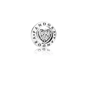 (imagine pentru) Inimă semnătură PANDORA - 797048CZ - Talismane PANDORA