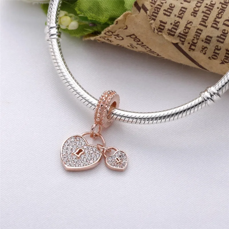 (imagine pentru) Lacătul iubirii - 781807CZ - Talismane PANDORA - Vizualizare 2