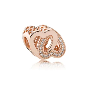 (imagine pentru) Talisman Entwined dragoste din PANDORA Rose
