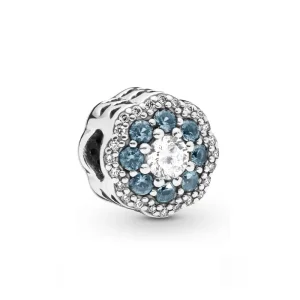(imagine pentru) Floare strălucitoare albastră - 797851NMB - Talismane PANDORA