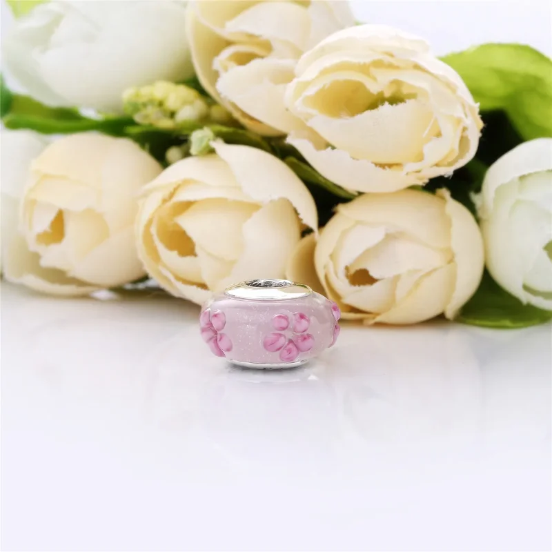 (imagine pentru) Flori pe sticlă roz - 797901 - Talismane PANDORA - Vizualizare 4