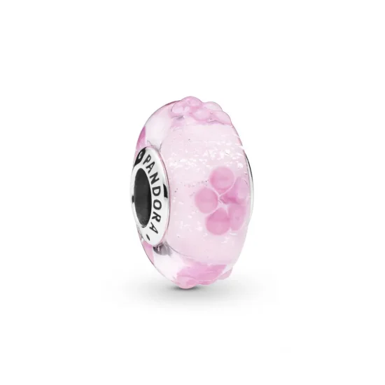 (imagine pentru) Flori pe sticlă roz - 797901 - Talismane PANDORA