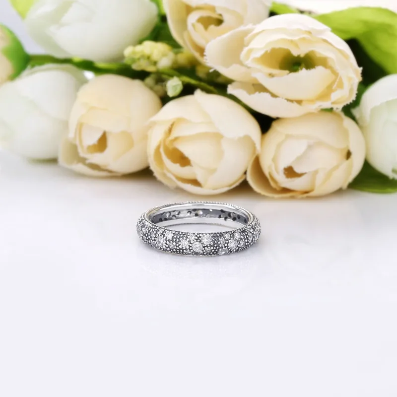(imagine pentru) Inel din argint cu zirconiu cubic - 190915CZ - Inele PANDORA - Vizualizare 3