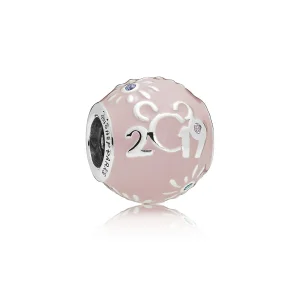 (imagine pentru) Talisman PANDORA, Castelul Fantasyland "2019 Ediție" din argint