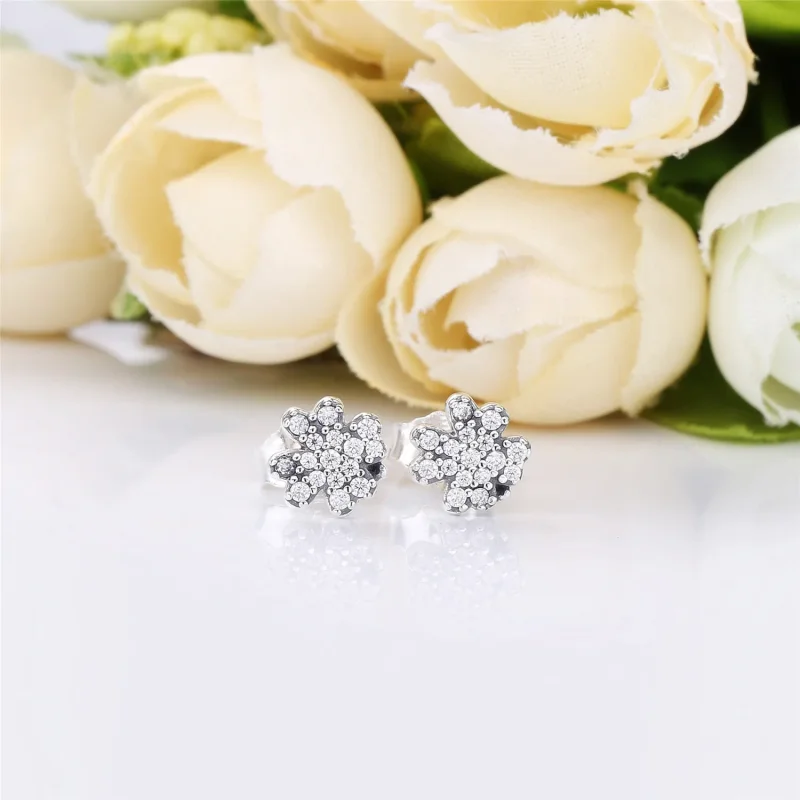 (imagine pentru) Trifoi radiant - 297944CZ - Cercei PANDORA - Vizualizare 2