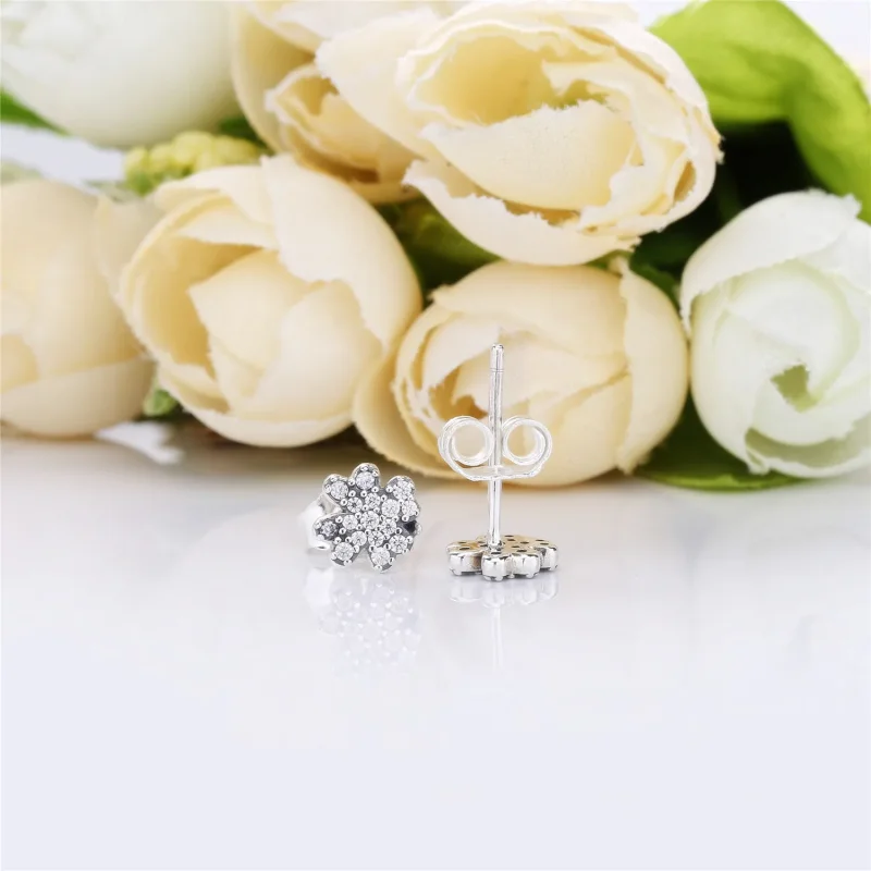 (imagine pentru) Trifoi radiant - 297944CZ - Cercei PANDORA - Vizualizare 3