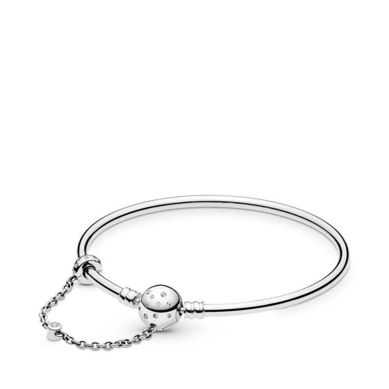 (imagine pentru) Brățară fixă PANDORA Moments, Unicitate adevărată - 597846CZ