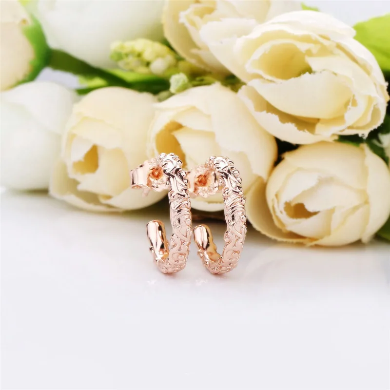 (imagine pentru) Cercei rotunzi PANDORA Regal Beauty - Vizualizare 3