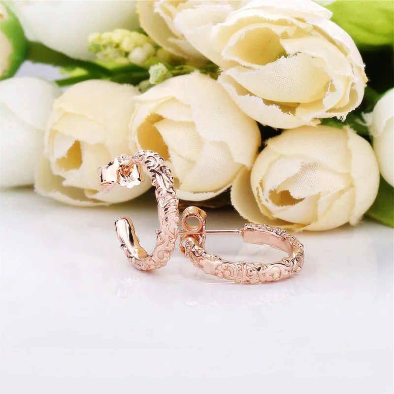 (imagine pentru) Cercei rotunzi PANDORA Regal Beauty - Vizualizare 4