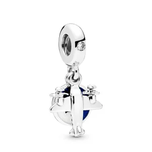 (imagine pentru) Talisman pandantiv PANDORA, Avion cu alice - 798027CZ