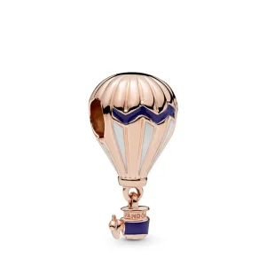 (imagine pentru) Talisman pandantiv PANDORA, Balon albastru cu aer cald - 788055ENMX