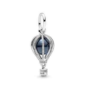 (imagine pentru) Talisman pandantiv PANDORA, Balon albastru cu aer cald - 798064NMB