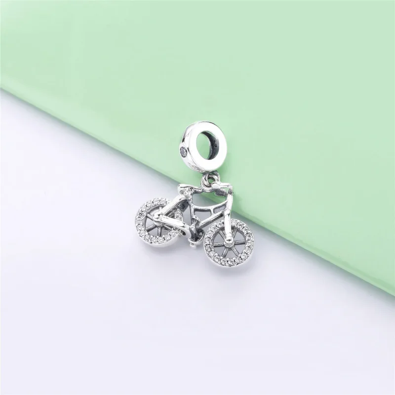 (imagine pentru) Talisman pandantiv PANDORA, Bicicletă strălucitoare - 797858CZ - Vizualizare 3