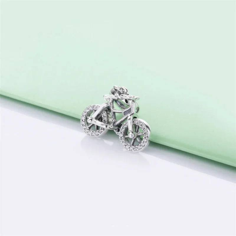 (imagine pentru) Talisman pandantiv PANDORA, Bicicletă strălucitoare - 797858CZ - Vizualizare 4