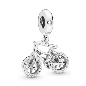 (imagine pentru) Talisman pandantiv PANDORA, Bicicletă strălucitoare - 797858CZ