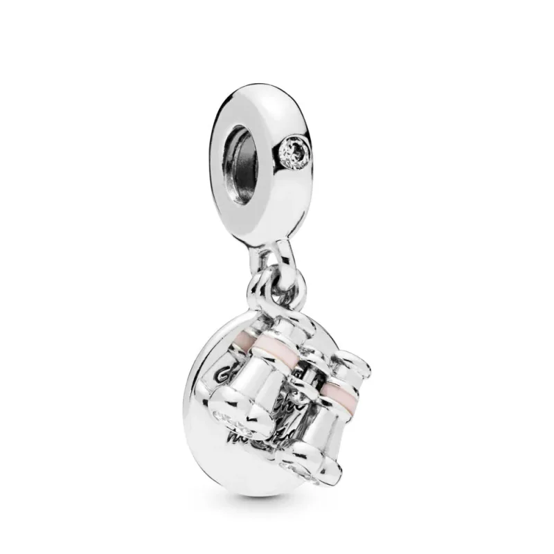 (imagine pentru) Talisman pandantiv PANDORA, Binoclu în formă de inimă - 798062CZ