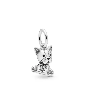 (imagine pentru) Talisman pandantiv PANDORA, Cățeluș Bulldog - 798008EN16
