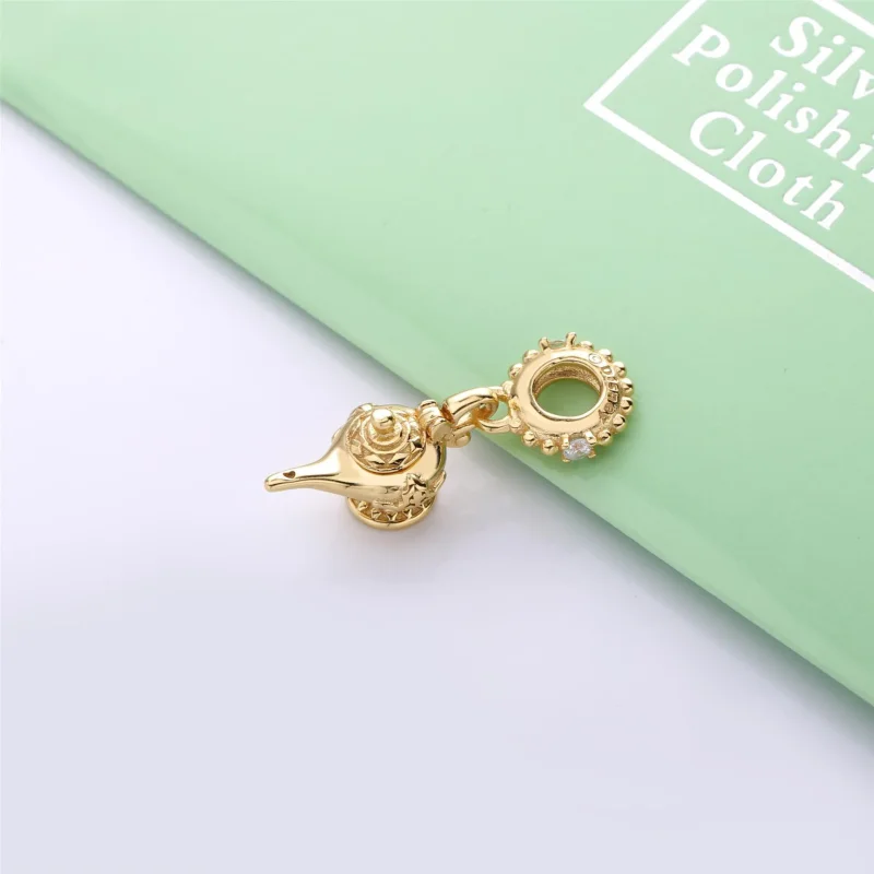 (imagine pentru) Talisman pandantiv PANDORA, Disney, Lampa fermecată - 768038CZ - Vizualizare 3