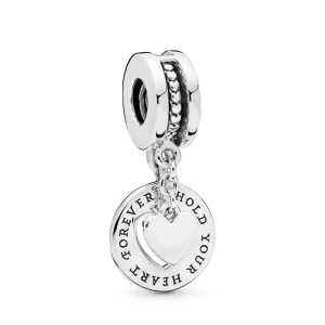 (imagine pentru) Talisman pandantiv PANDORA Ține-ți inima împărțită