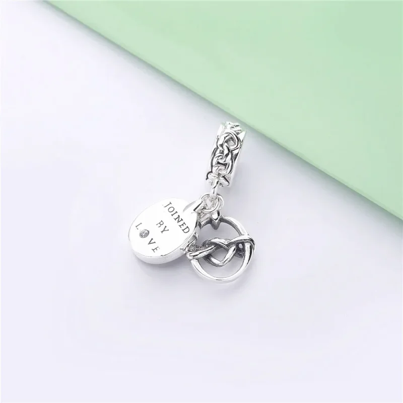 (imagine pentru) Talisman pandantiv PANDORA, Inimi înnodate - 798095CZ - Vizualizare 4