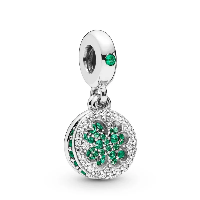 (imagine pentru) Talisman pandantiv PANDORA, Trifoi strălucitor - 797906NRGMX