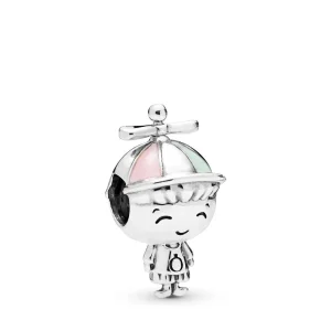 (imagine pentru) Talisman PANDORA, Băiat cu pălărie cu elice - 798015ENMX