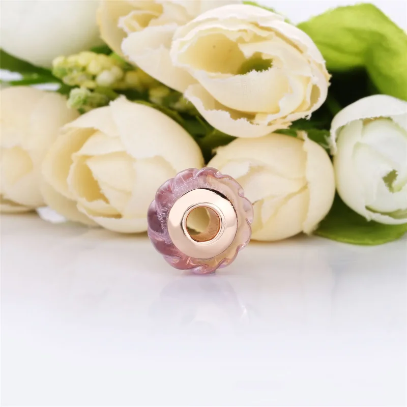 (imagine pentru) Talisman PANDORA, Caneluri sclipitoare de Murano - 788107 - Vizualizare 3