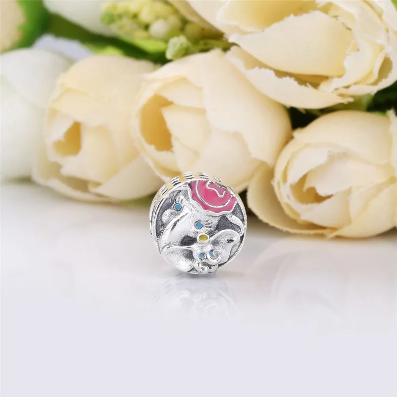 (imagine pentru) Talisman PANDORA, Disney, Dumbo și Doamna Jumbo - 797850ENMX - Vizualizare 2
