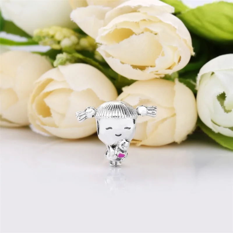 (imagine pentru) Talisman PANDORA, Fetiță cu codițe - 798016EN160 - Vizualizare 2