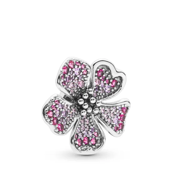 (imagine pentru) Talisman PANDORA Flori mari de piersici
