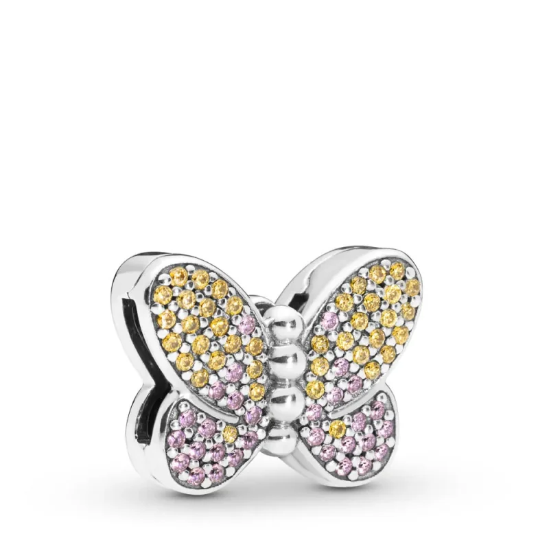 (imagine pentru) Talisman PANDORA, Fluturi sclipitori - 797864CZM