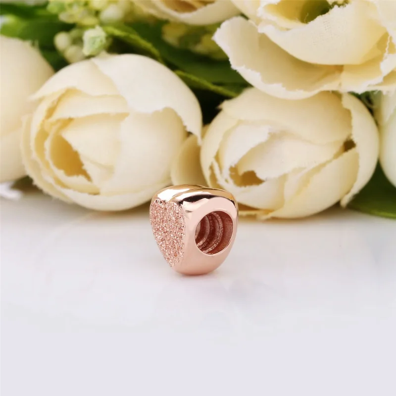 (imagine pentru) Talisman PANDORA, Inimă mată briliantă - 787881 - Vizualizare 3