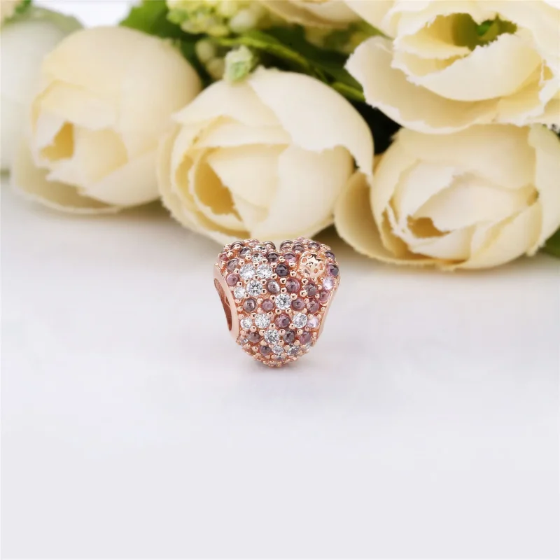 (imagine pentru) Talisman PANDORA, Inimă sclipitoare de gărgăriță - 787894NPOMX - Vizualizare 2
