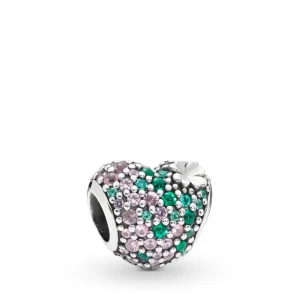 (imagine pentru) Talisman PANDORA, Inimă trifoi sclipitoare - 797869NRGMX