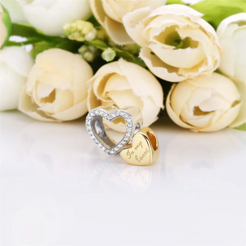 (imagine pentru) Talisman PANDORA, În inima mea - 767606CZ - Vizualizare 4