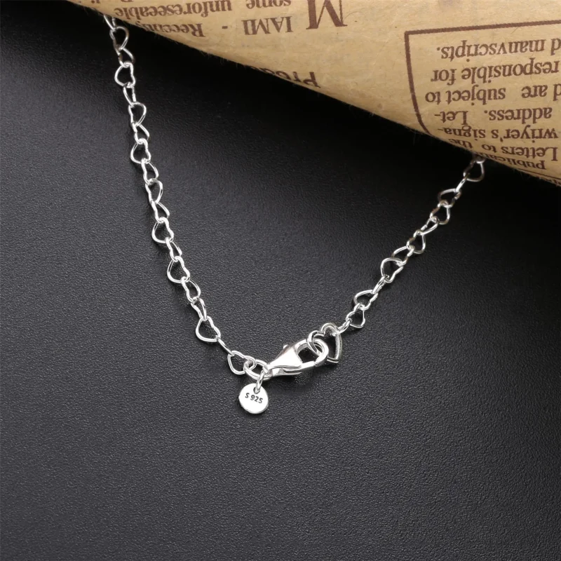 (imagine pentru) Brățară fixă Pandora cu S-au alăturat Hearts din argint - 397961 - Vizualizare 4
