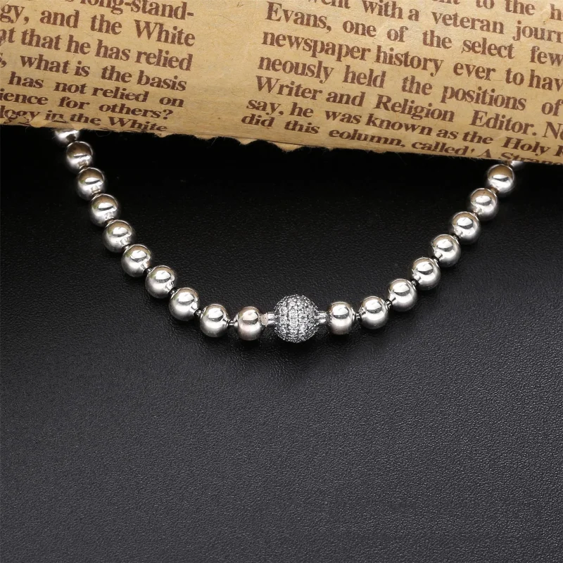 (imagine pentru) Brățară PANDORA cu mărgele în stil pavé - 598342CZ - Vizualizare 3