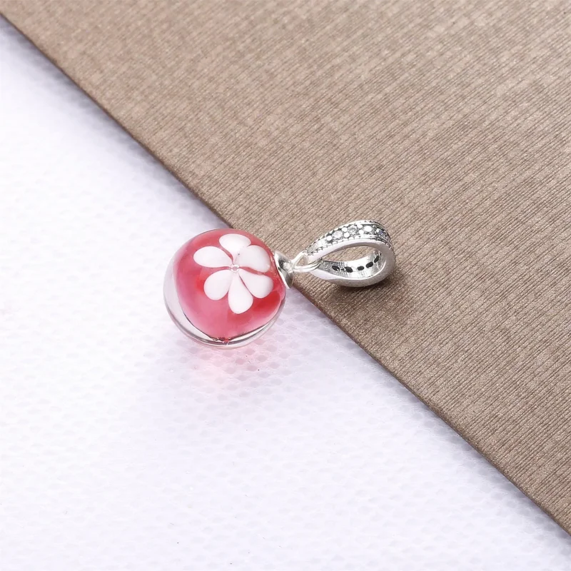 (imagine pentru) Pandantiv Pandora cu Floare de piersic floare din argint - 798082CZ - Vizualizare 2