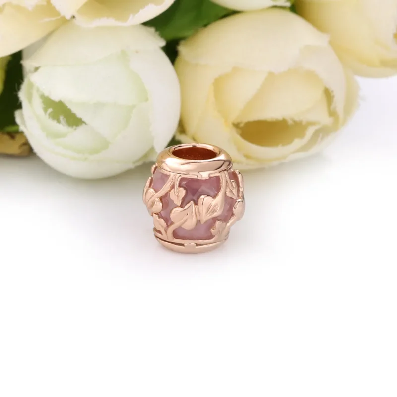 (imagine pentru) Talisman cu frunze decorative roz - 788238SSP - Vizualizare 3