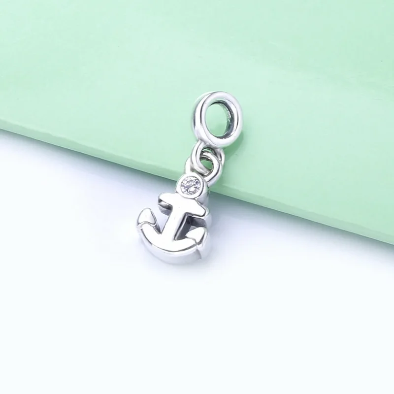 (imagine pentru) Talisman de tip pandantiv Pandora My Anchor din argint - 798393CZ - Vizualizare 2